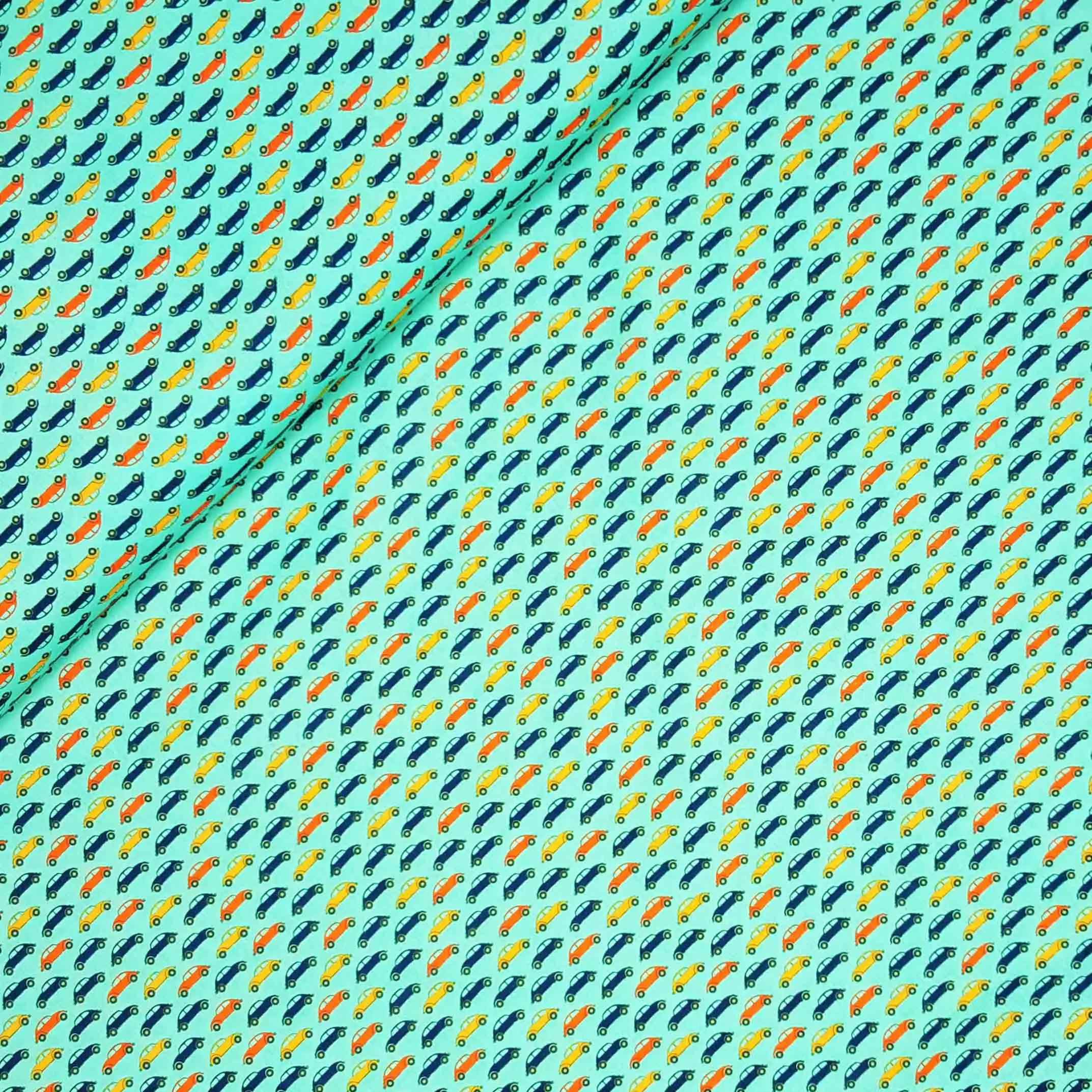 Crooz'n blauw katoen